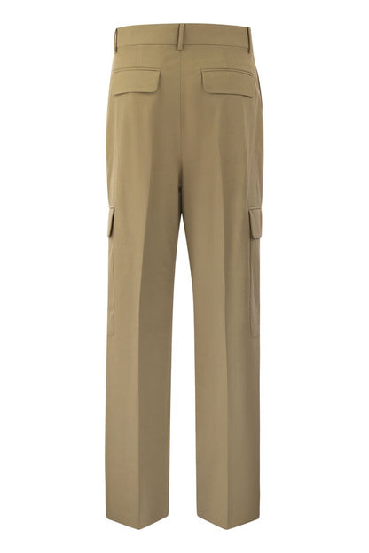 JACOPO - Cotton-blend trousers