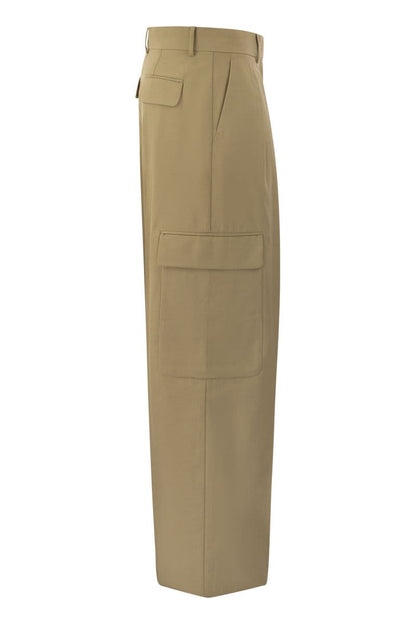 JACOPO - Cotton-blend trousers