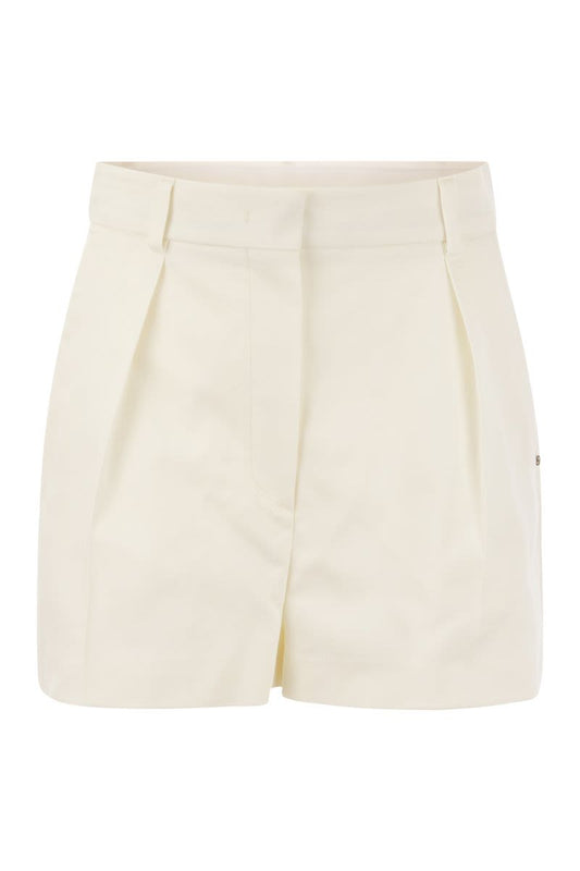UNICO - Washed cotton shorts - VOGUERINI