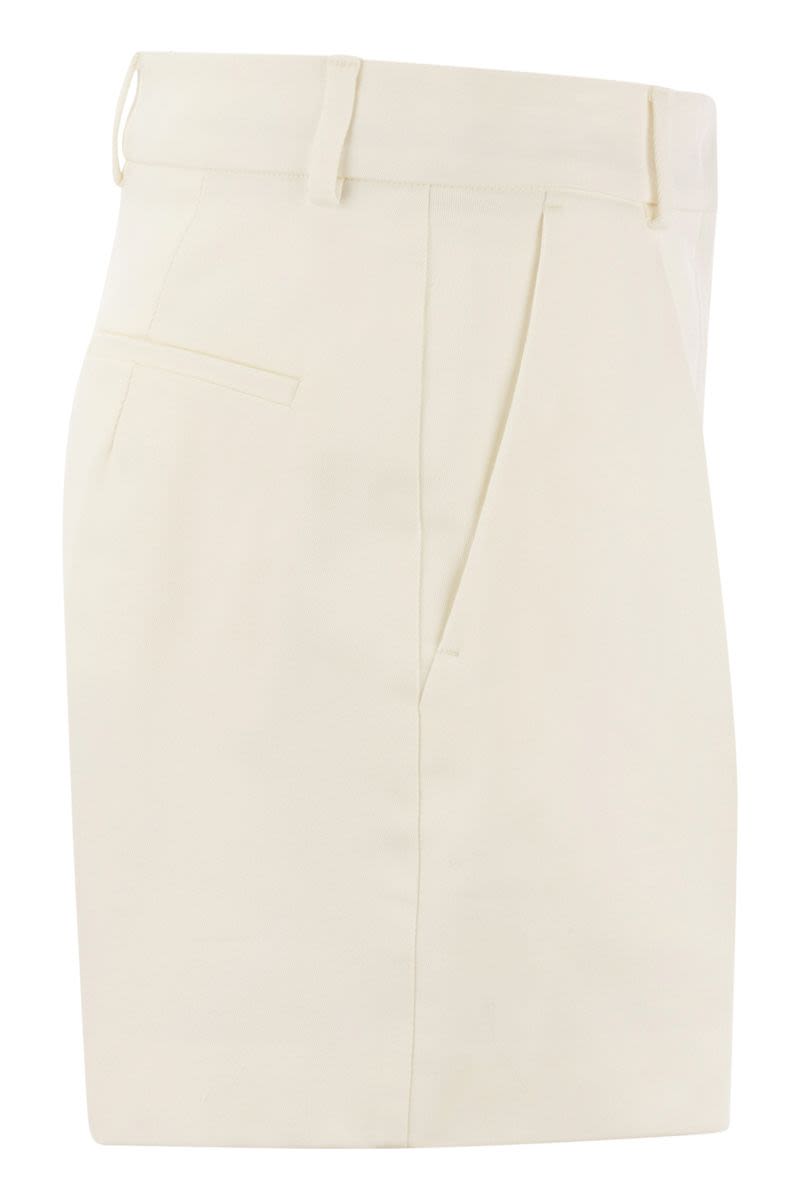 UNICO - Washed cotton shorts - VOGUERINI