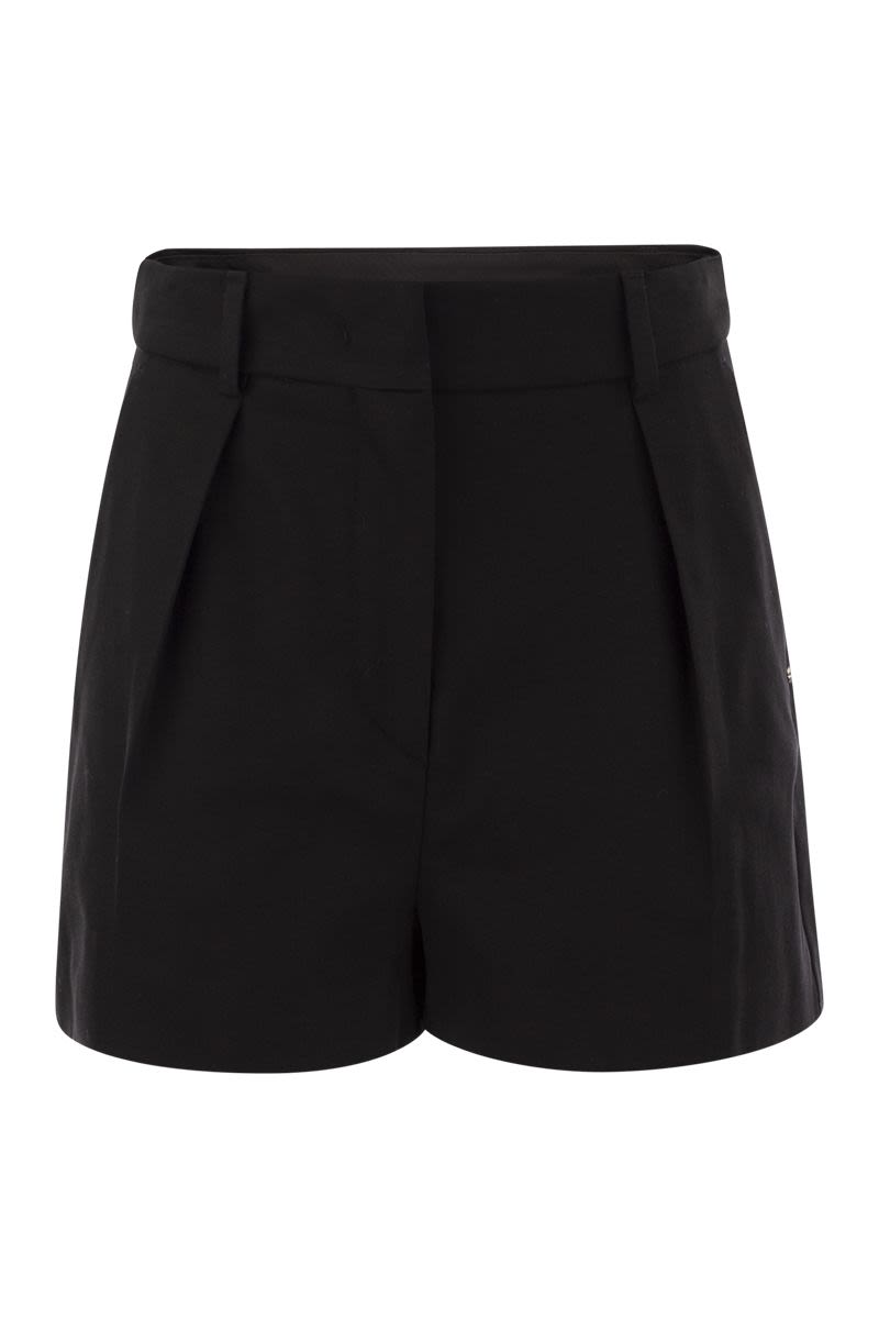 UNICO - Washed cotton shorts