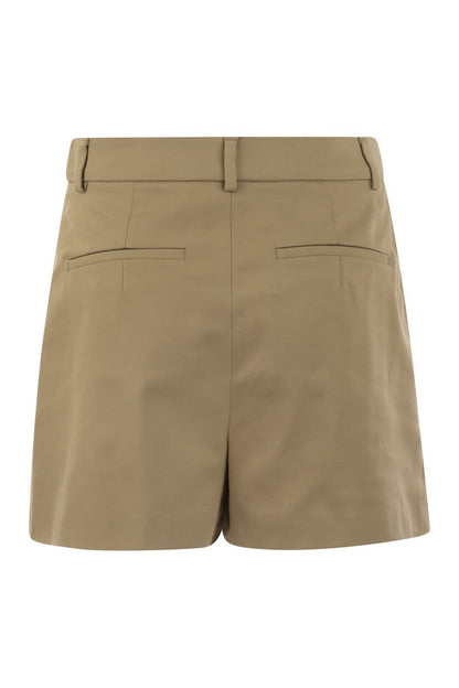 UNICO - Washed cotton shorts