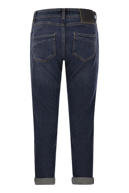 LUCHINO - Low Waist Cigarette Denim - VOGUERINI