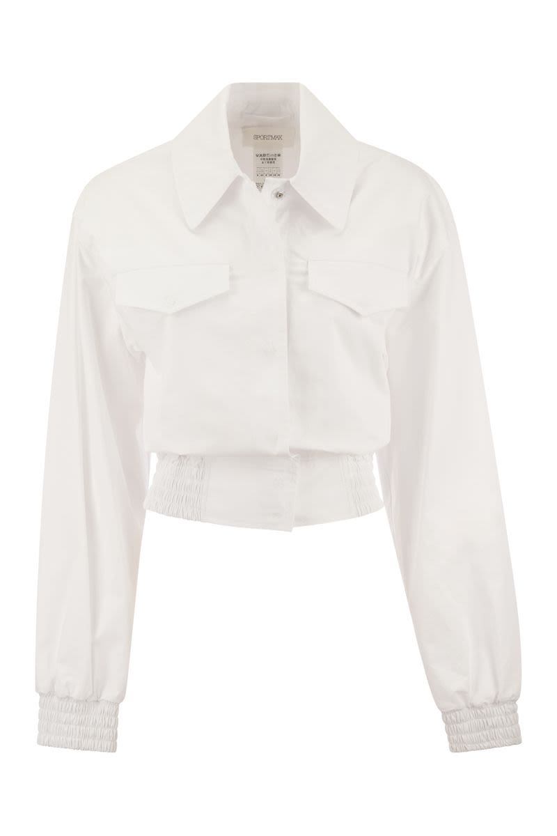 GALA - Bomber style boxy shirt - VOGUERINI