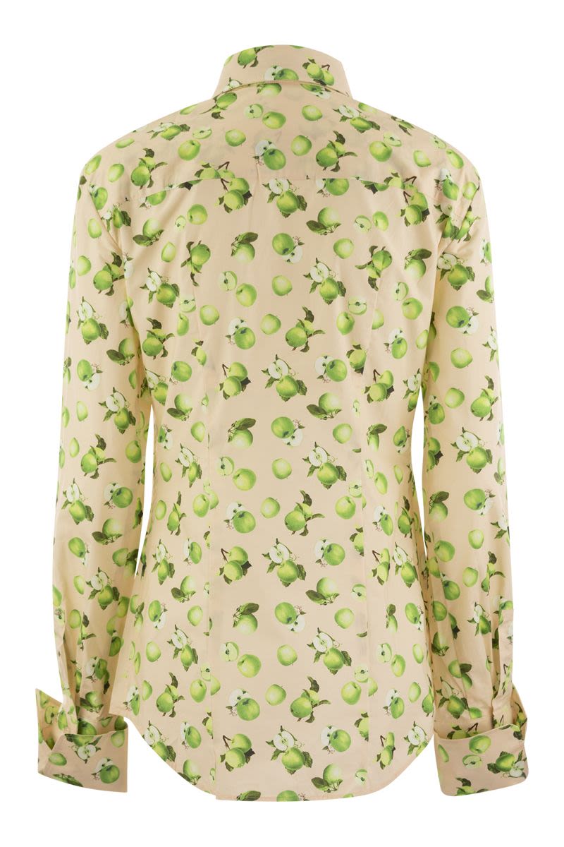 RIVA - Printed poplin shirt