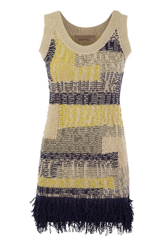 GIRO - Knitted dress with fringe