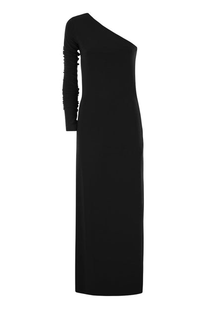 CARTONE - Asymmetrical jersey dress