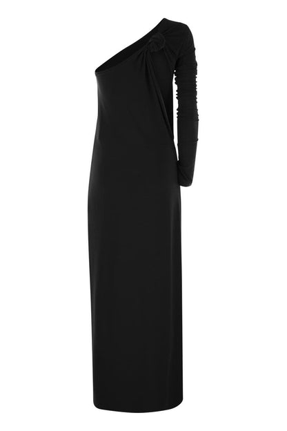 CARTONE - Asymmetrical jersey dress