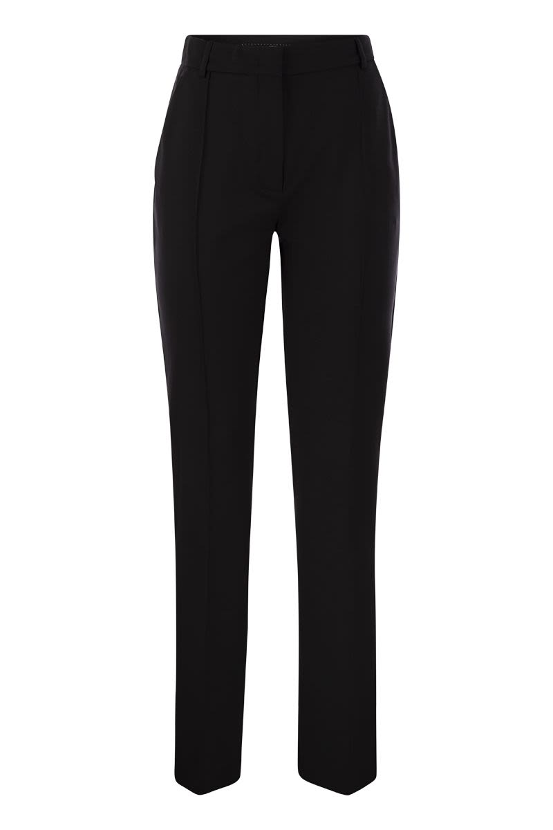 RICETTA - Scuba jersey trousers - VOGUERINI