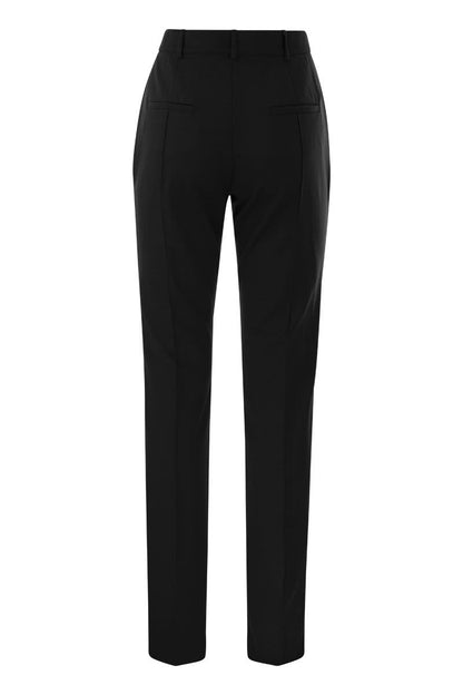 RICETTA - Scuba jersey trousers - VOGUERINI