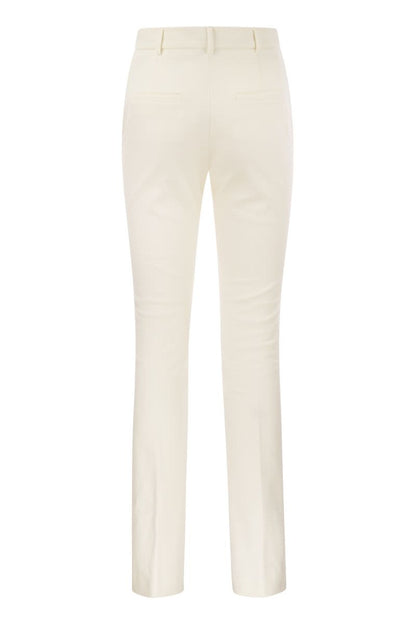 PONTIDA - Compact jersey trousers - VOGUERINI