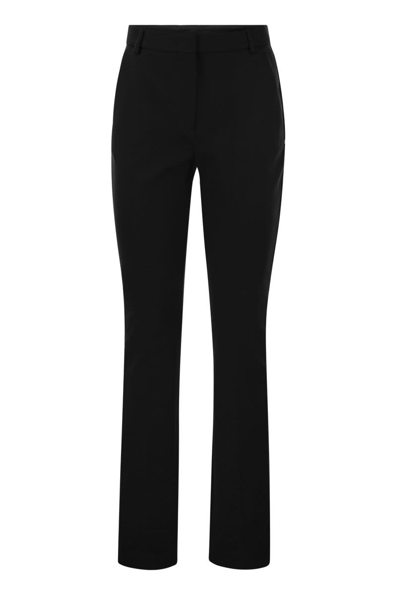 PONTIDA - Compact jersey trousers - VOGUERINI