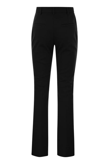 PONTIDA - Compact jersey trousers - VOGUERINI