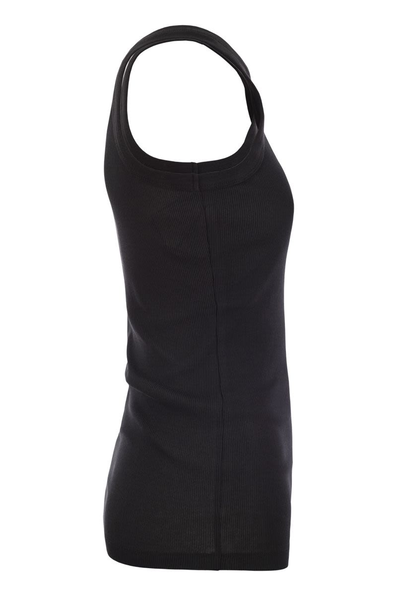 NASTIE - Silk-blend jersey tank top - VOGUERINI