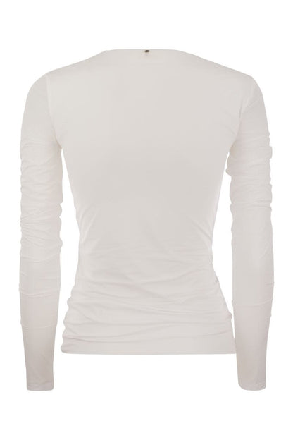 ALBENGA - Socked jersey T-shirt - VOGUERINI