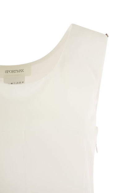 FICO - Sleeveless crepe jersey top