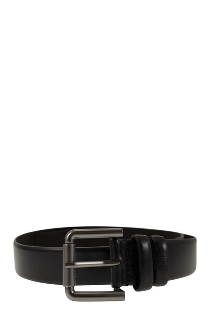 WETLEATHER35 - Buffered leather belt