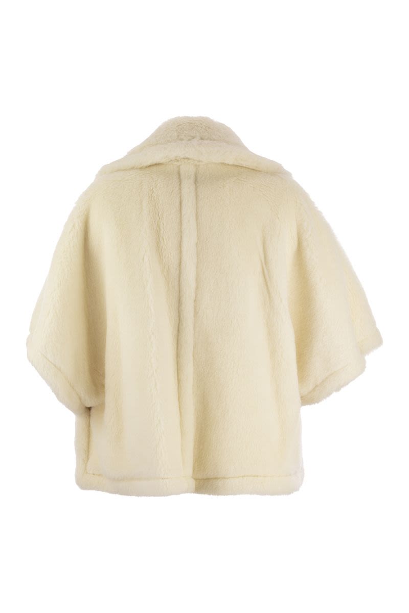 ALEGGIO - Short cape in Teddy fabric - VOGUERINI