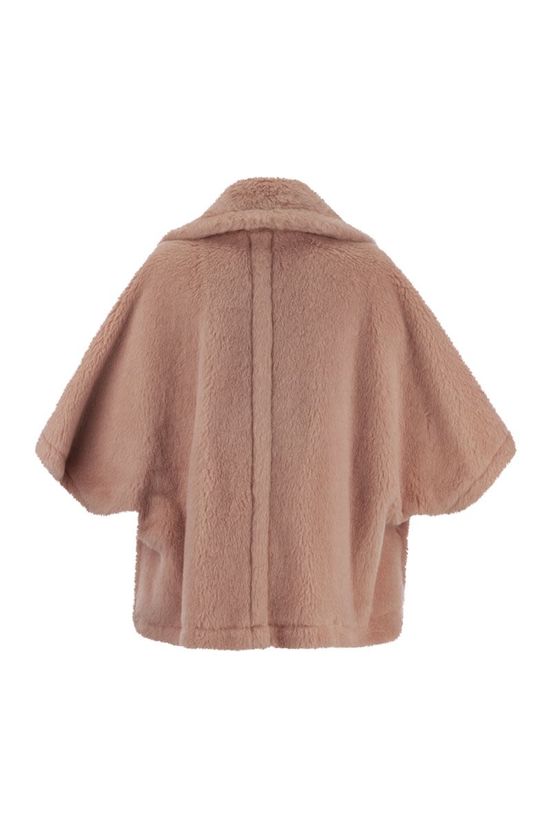 ALEGGIO - Short cape in Teddy fabric - VOGUERINI