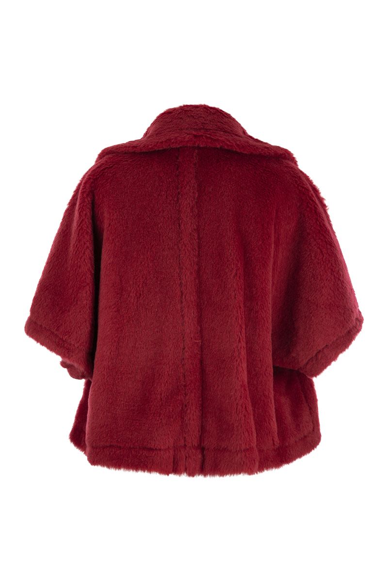 ALEGGIO - Short cape in Teddy fabric - VOGUERINI