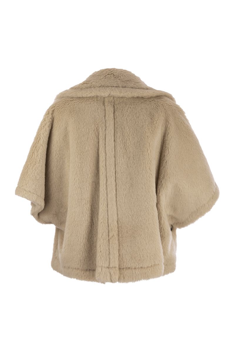 ALEGGIO - Short cape in Teddy fabric - VOGUERINI