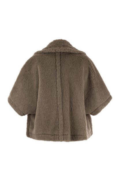 ALEGGIO - Short cape in Teddy fabric - VOGUERINI