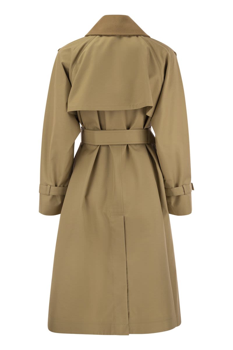 DAPHNE - Drip-proof cotton trench coat with belt - VOGUERINI