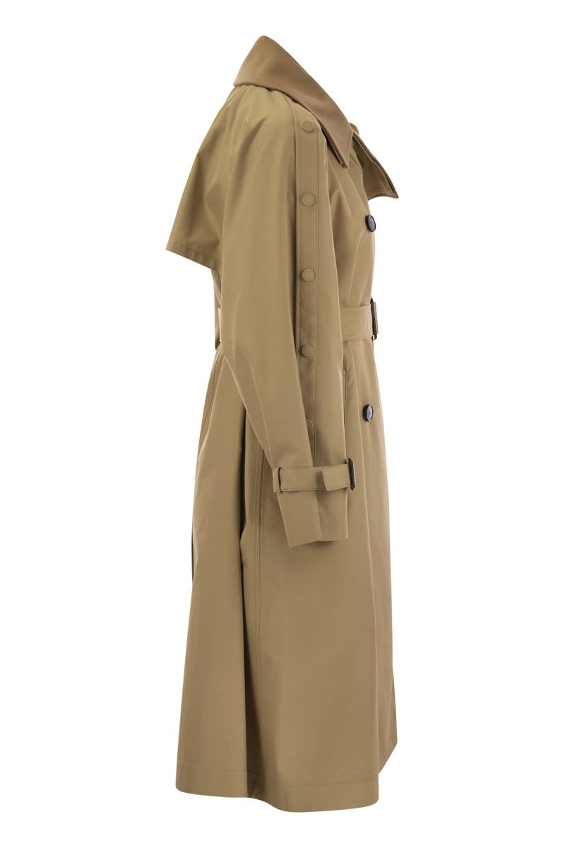 DAPHNE - Drip-proof cotton trench coat with belt - VOGUERINI