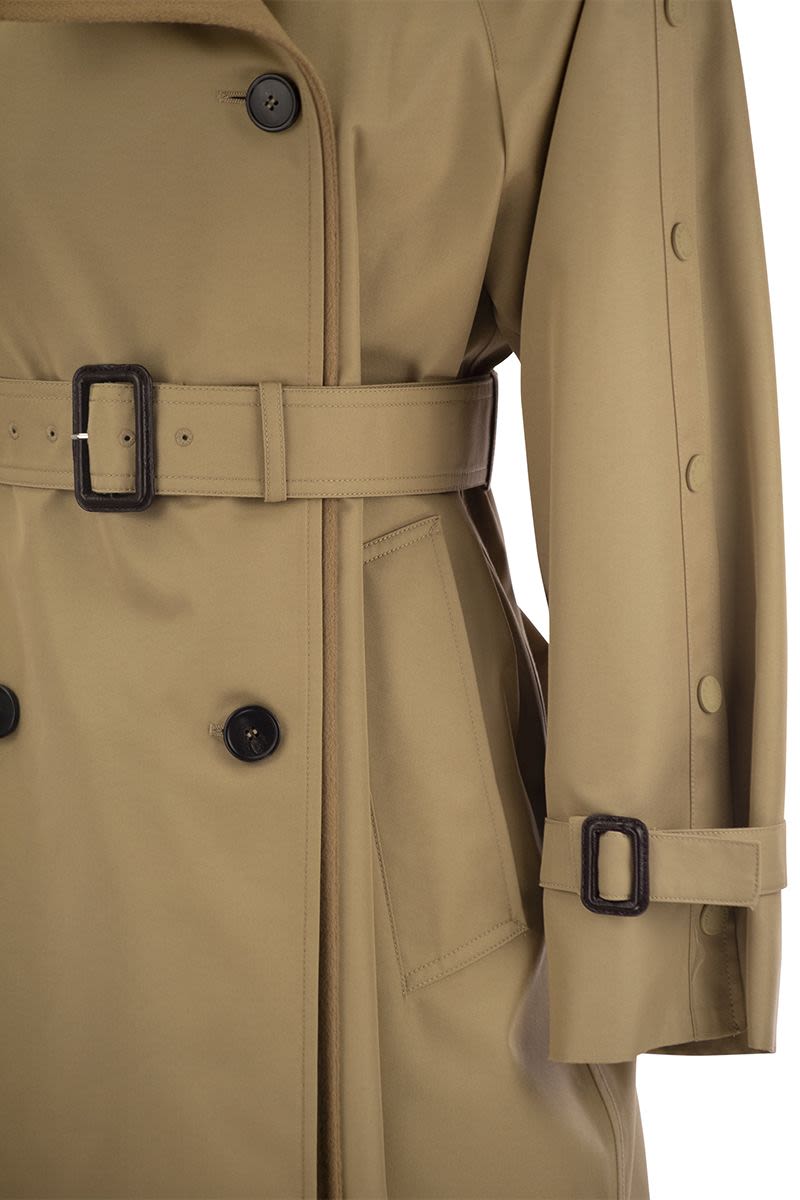 DAPHNE - Drip-proof cotton trench coat with belt - VOGUERINI