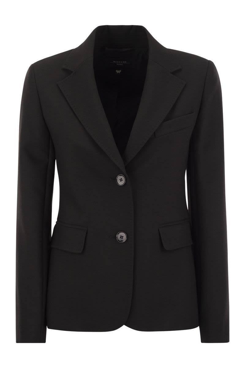 UVA - Stretch viscose canvas blazer - VOGUERINI