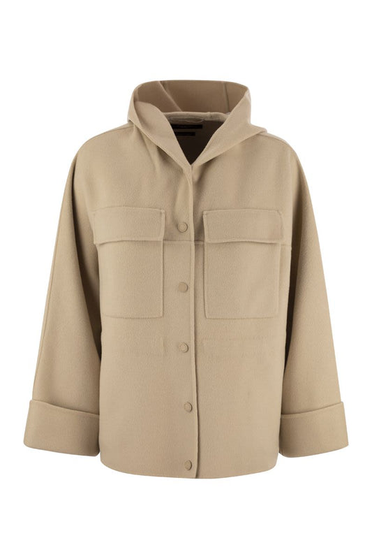 RANGO - Hooded parka in wool - VOGUERINI