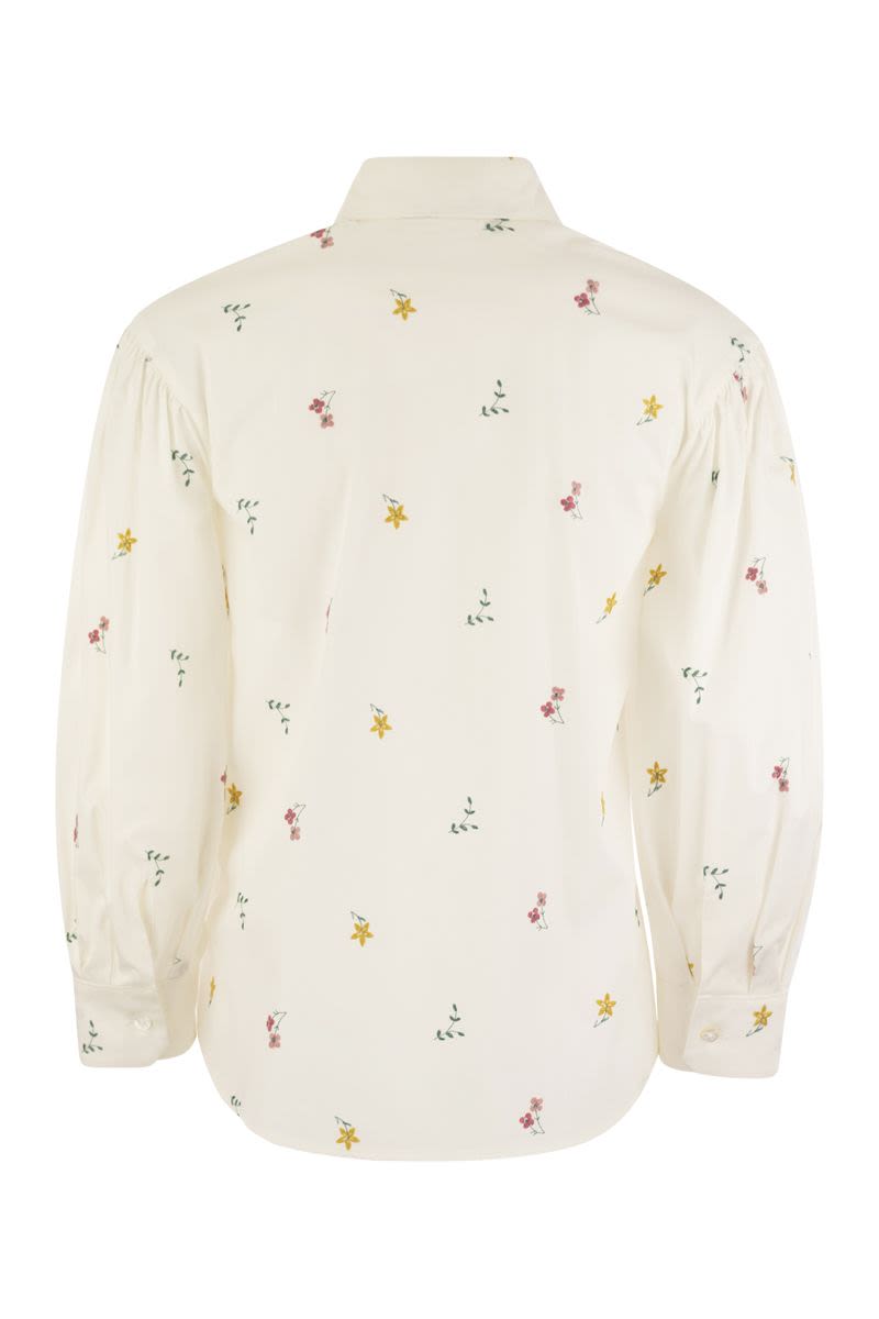 VILLAR - Embroidered cotton shirt