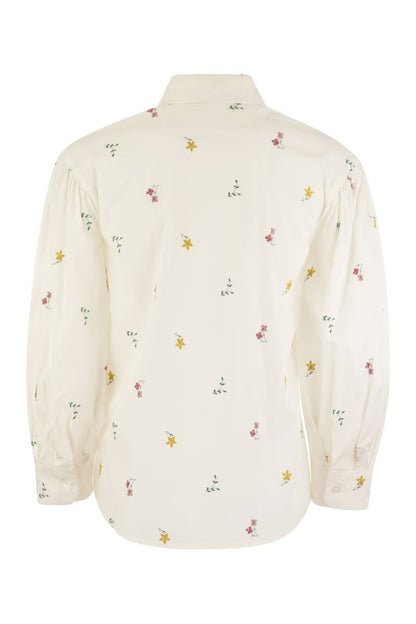 VILLAR - Embroidered cotton shirt