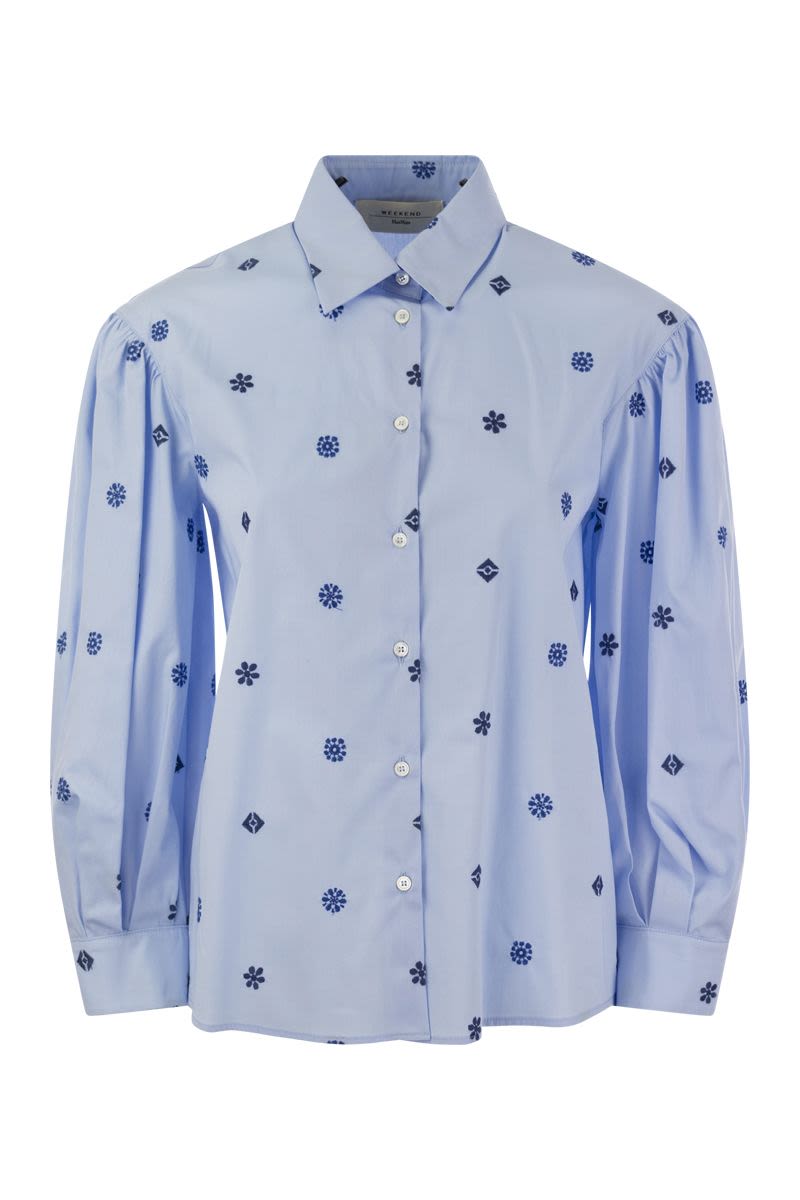 VILLAR - Embroidered cotton shirt