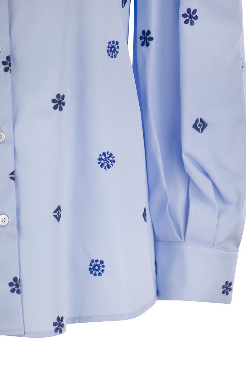 VILLAR - Embroidered cotton shirt