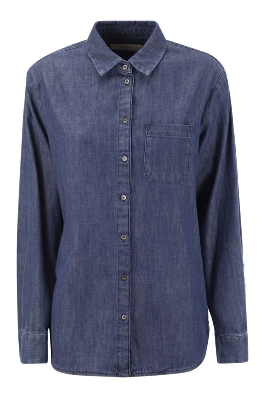 OFRIDE - Cotton denim shirt - VOGUERINI