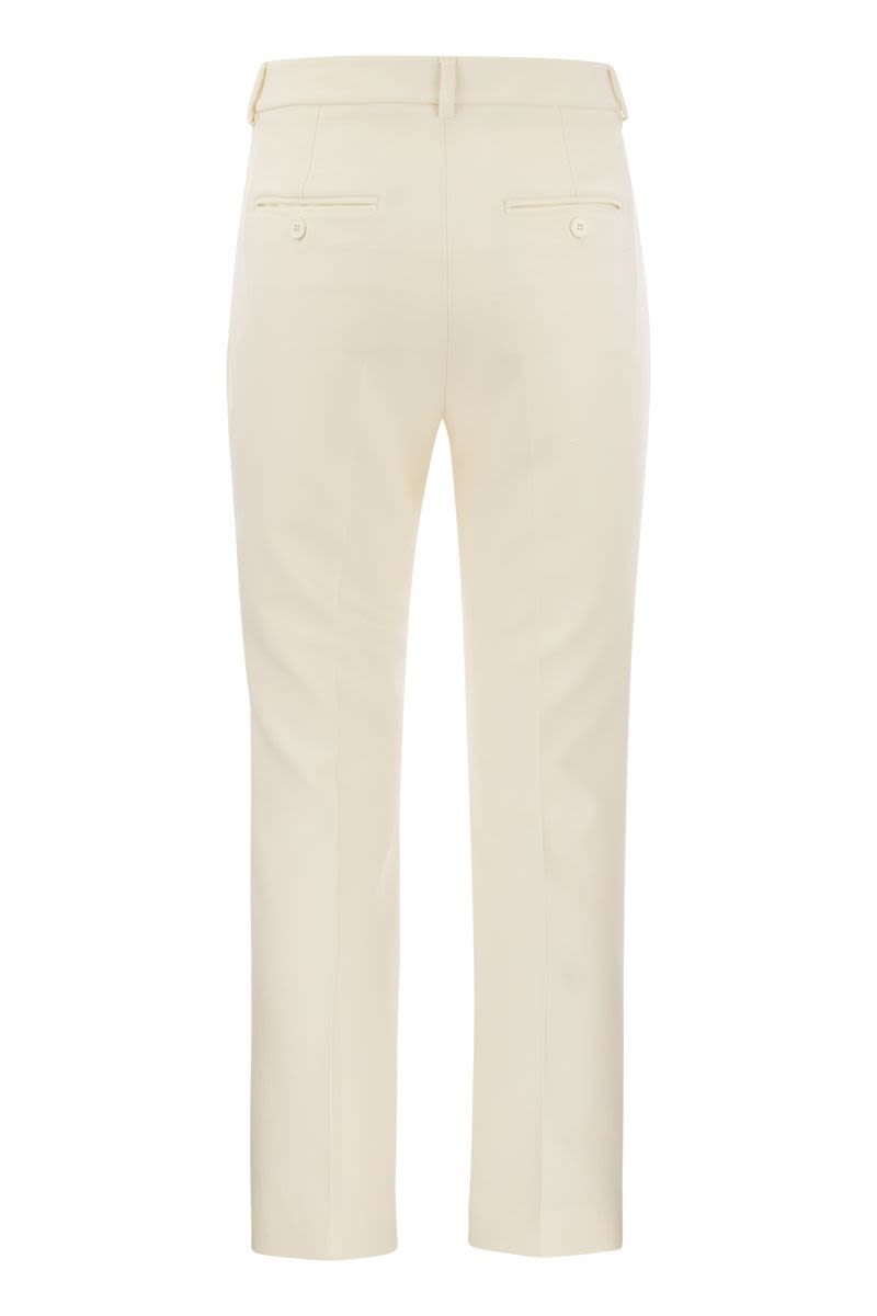 RANA - Viscose canvas trousers - VOGUERINI