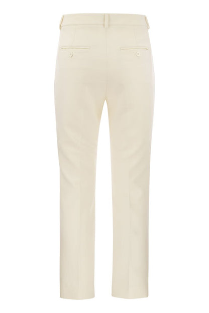 RANA - Viscose canvas trousers - VOGUERINI