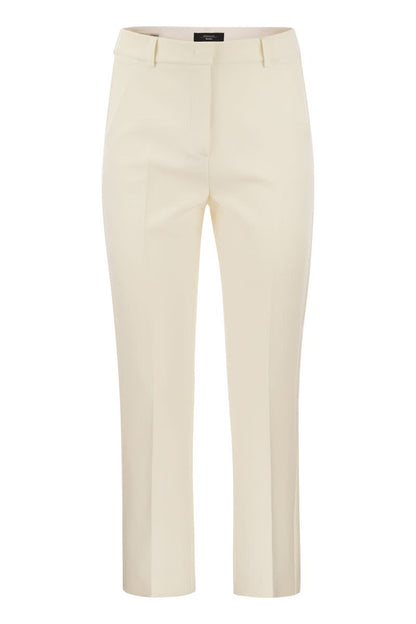 RANA - Viscose canvas trousers - VOGUERINI