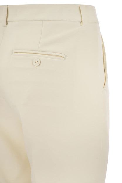 RANA - Viscose canvas trousers - VOGUERINI