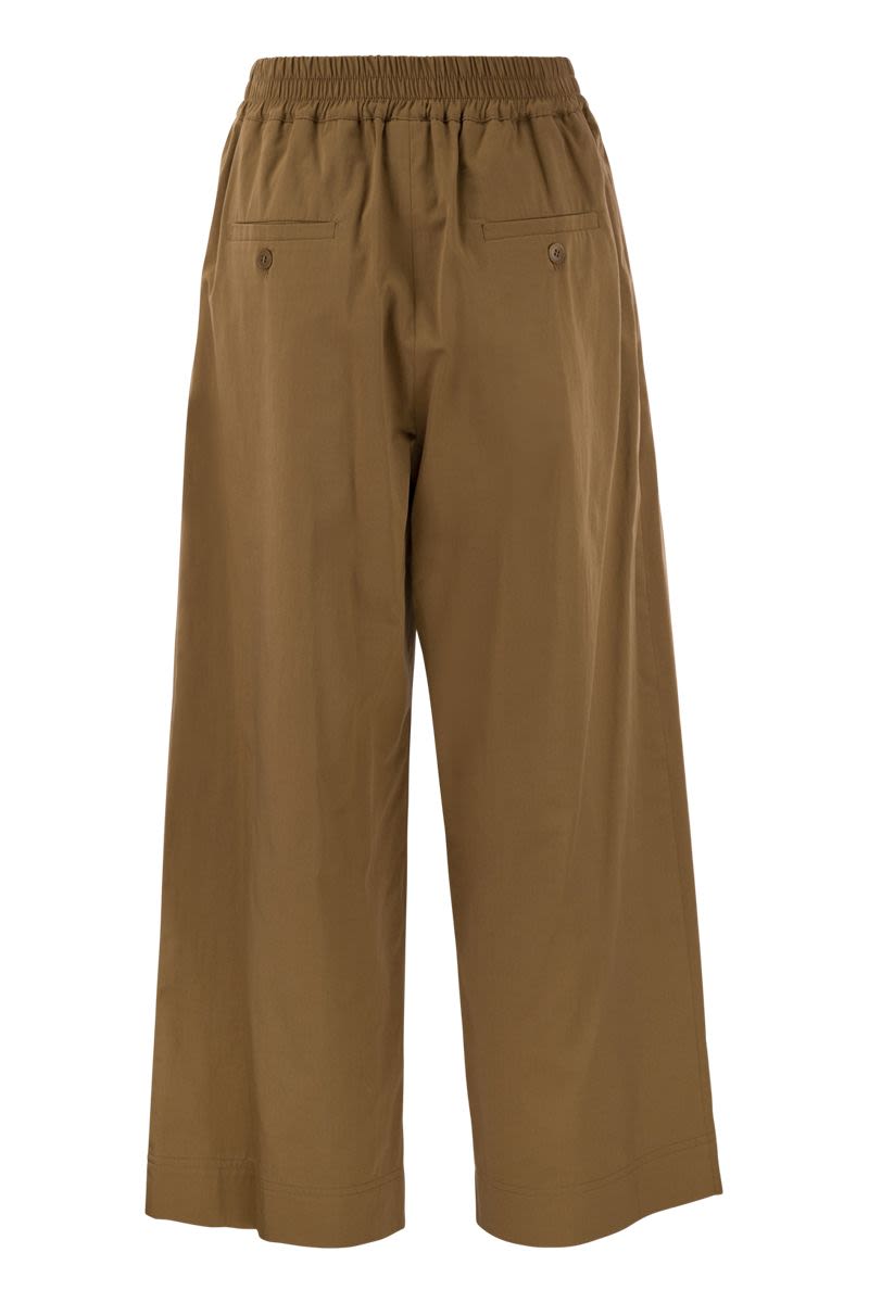 PLACIDO - Soft cotton trousers - VOGUERINI