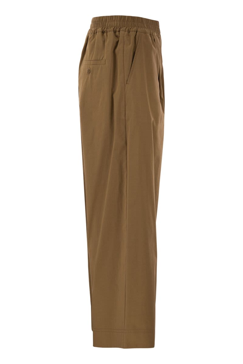 PLACIDO - Soft cotton trousers - VOGUERINI