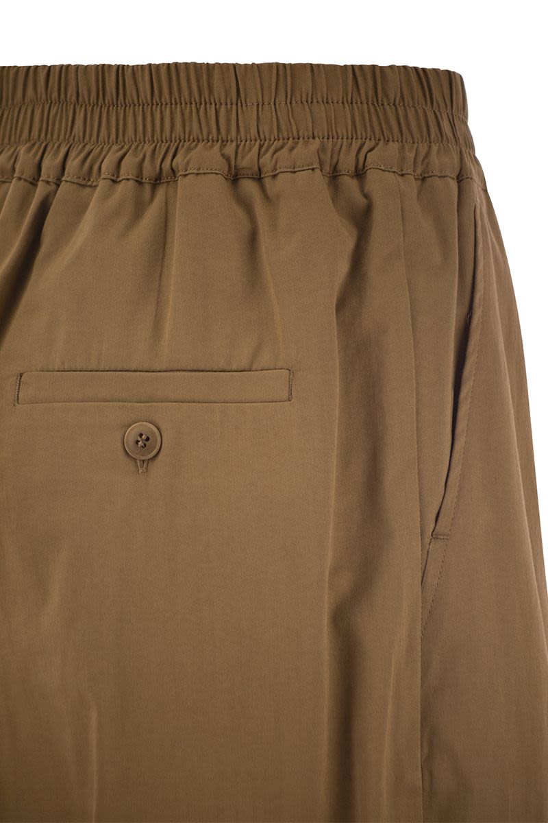 PLACIDO - Soft cotton trousers - VOGUERINI