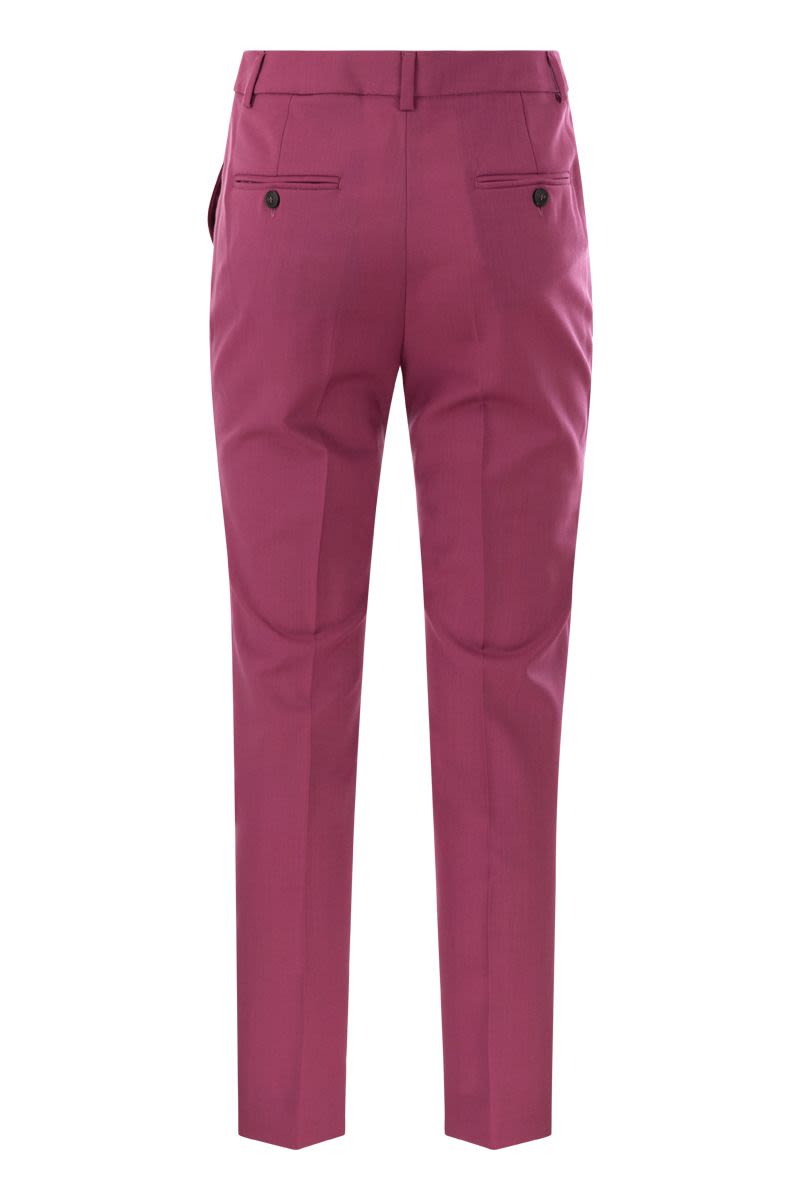 CANON - Wool cigarette trousers - VOGUERINI