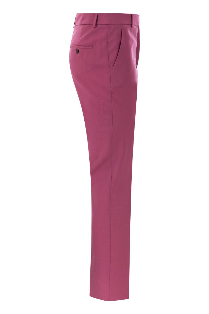 CANON - Wool cigarette trousers - VOGUERINI