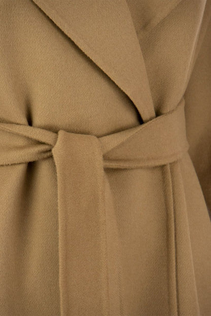 CLES - Wool, cashmere and silk coat - VOGUERINI