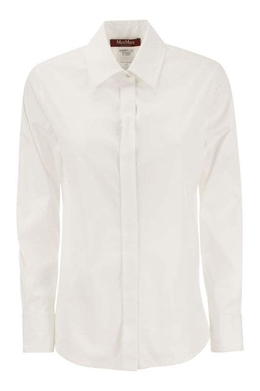 FRINE - Stretch cotton shirt - VOGUERINI