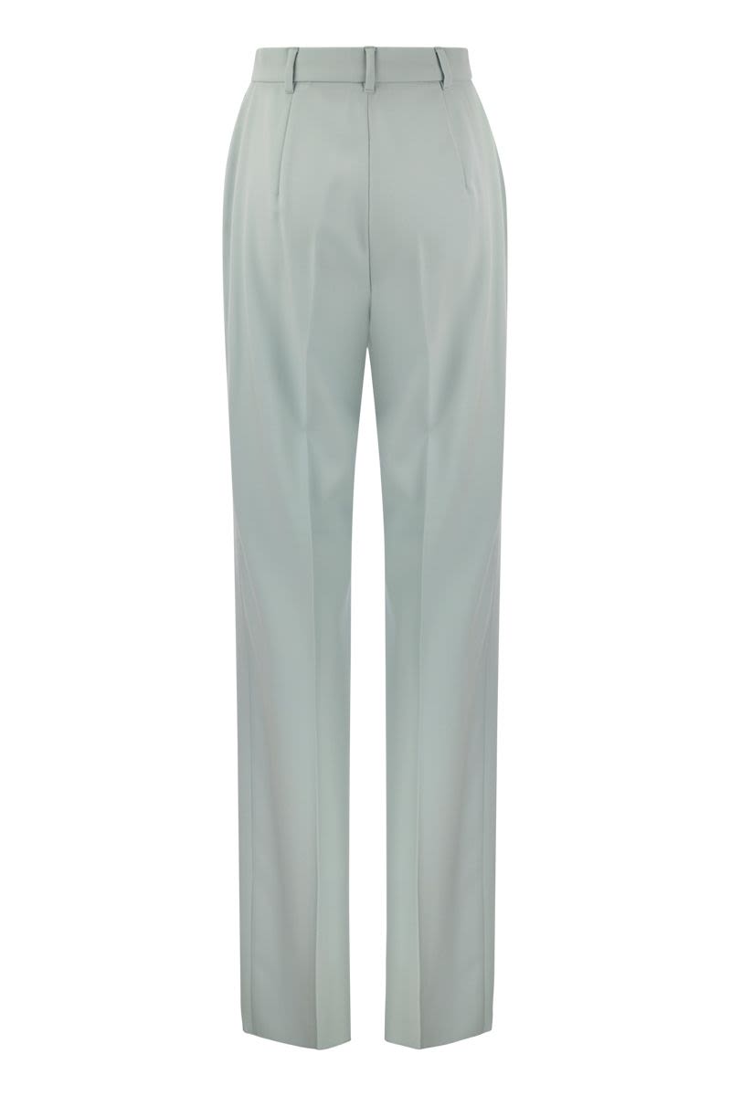 AGAMI - Wool crepe trousers - VOGUERINI