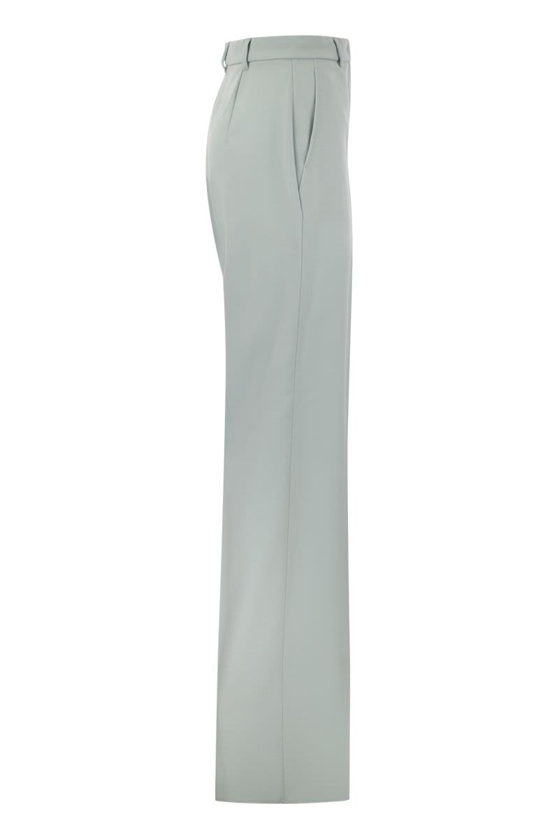 AGAMI - Wool crepe trousers - VOGUERINI