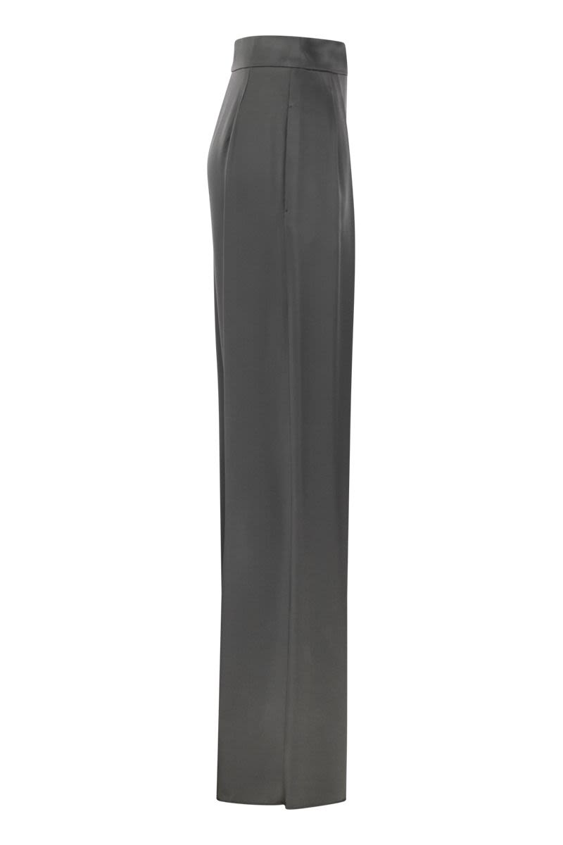 VERVE - Fluid satin trousers - VOGUERINI